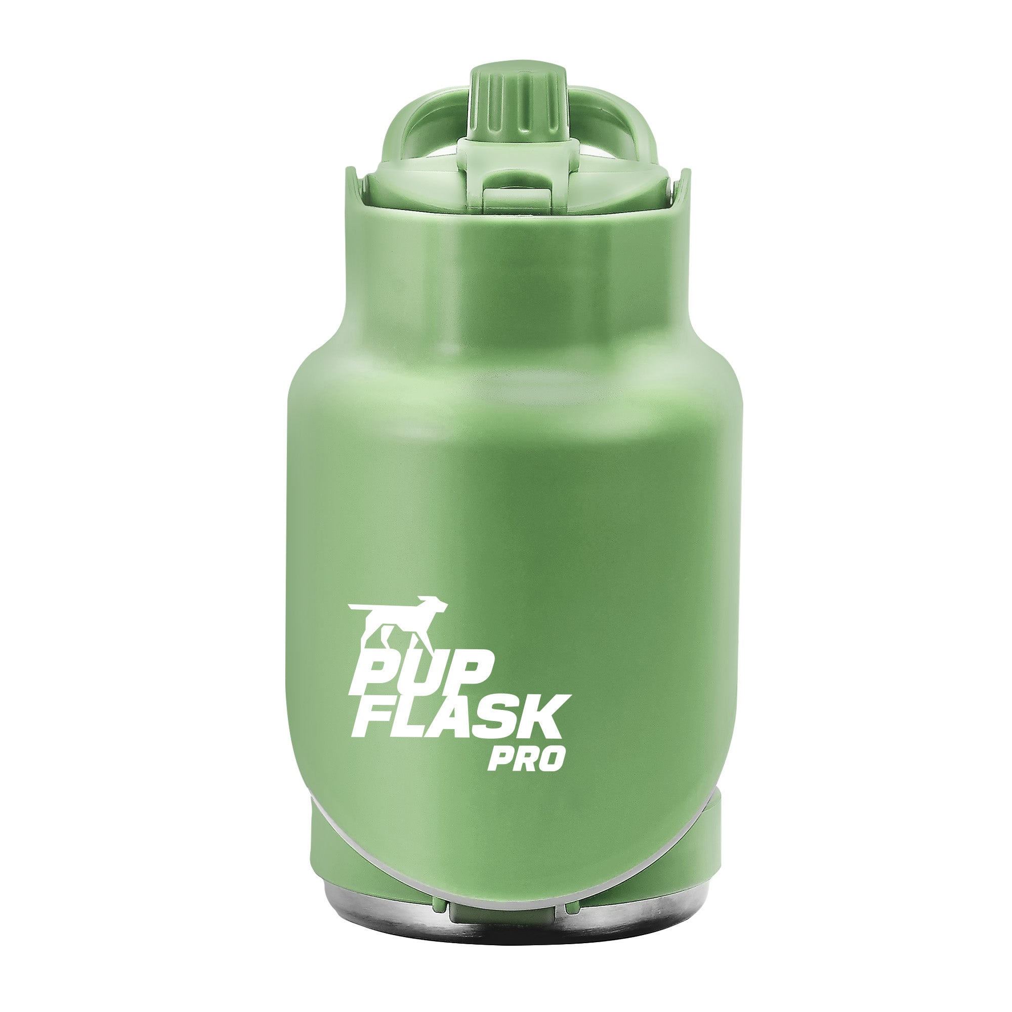 Dog Water Bottle Pro, 30oz Flip Cup Leakproof | Tuff Pupper