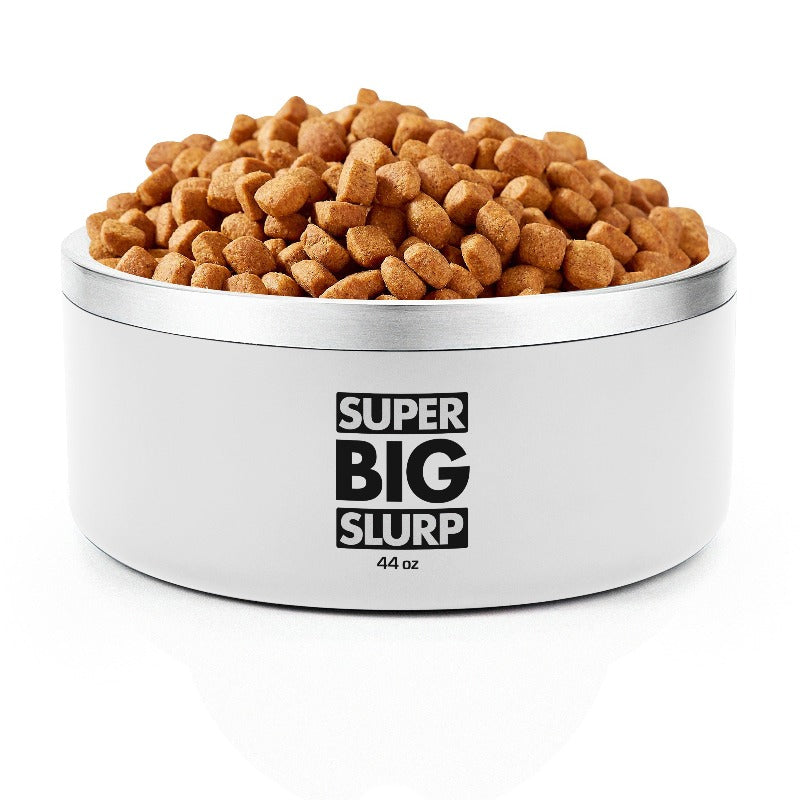 44oz Stainless Steel Dog Bowl 6 Cups Tuff Pupper 44oz-stainless-steel-dog-bowl-6-cups-tuff-pupper