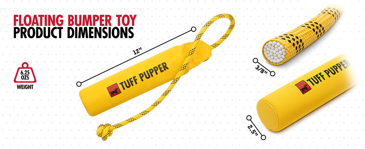 Floating - Bumper Toy size chart