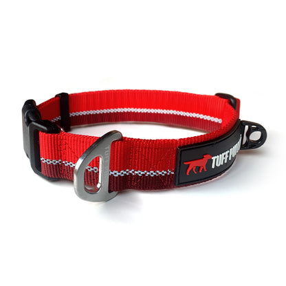 Tuff Pupper - Hero - Rugged Collar - Fiery Red