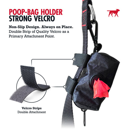 Tuff Pupper - Easy Dispensing - Poop Bag Holder - Easy Dispensing - Poop Bag Holder