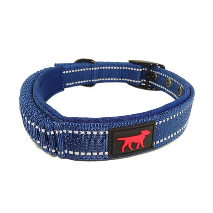 Tuff Pupper - Bungee Handle - Safety Collar - Midnight Blue