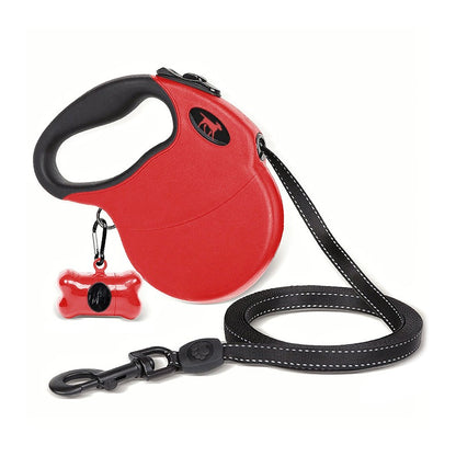 Tuff Pupper - Traverse - Retractable Leash - Crimson Red