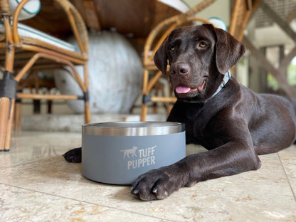 Tuff Pupper - Super Big Slurp - 100oz Bowl - Cool Grey