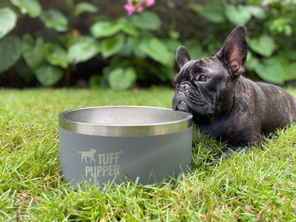 Tuff Pupper - Super Big Slurp - 100oz Bowl - Cool Grey