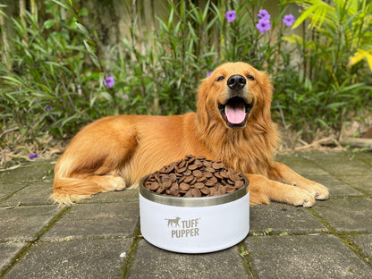 Tuff Pupper - Super Big Slurp - 100oz Bowl - Snow White