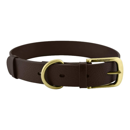 Tuff Pupper - Classic - Waterproof Collar - Dark Brown