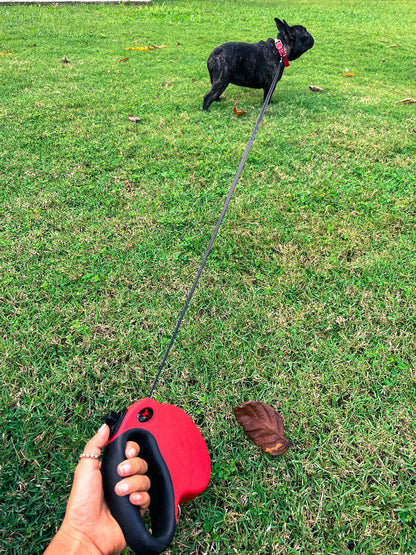 Tuff Pupper - Traverse - Retractable Leash - Crimson Red