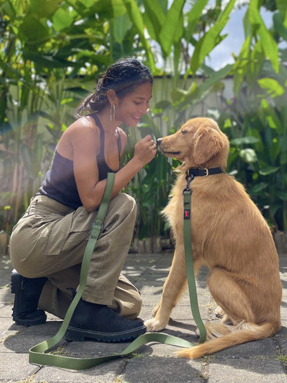 Tuff Pupper - Action - Tactical Leash - Rover Green