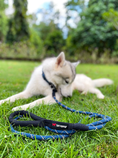 Tuff Pupper - Sentry - Rope Leash - Midnight Blue