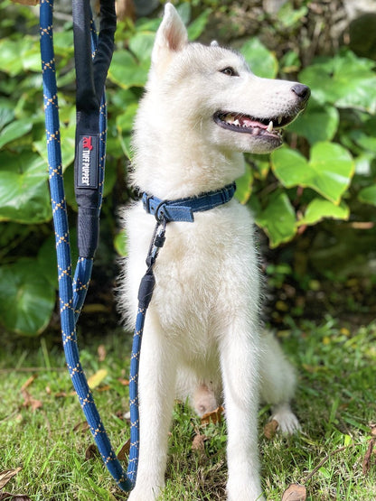 Tuff Pupper - Sentry - Rope Leash - Midnight Blue