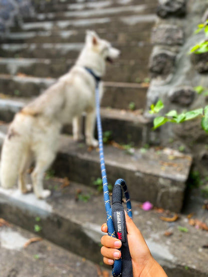 Tuff Pupper - Sentry - Rope Leash - Midnight Blue