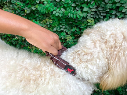 Tuff Pupper - Bungee Handle - Safety Collar - Woodland Brown