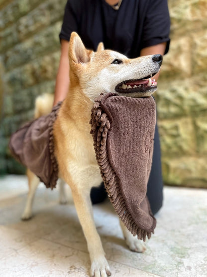 Tuff Pupper - Quick-Dry - Shammy Towel - Dark Brown