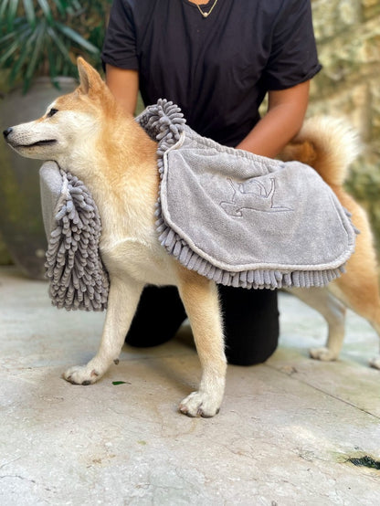 Tuff Pupper - Quick-Dry - Shammy Towel - Cool Grey