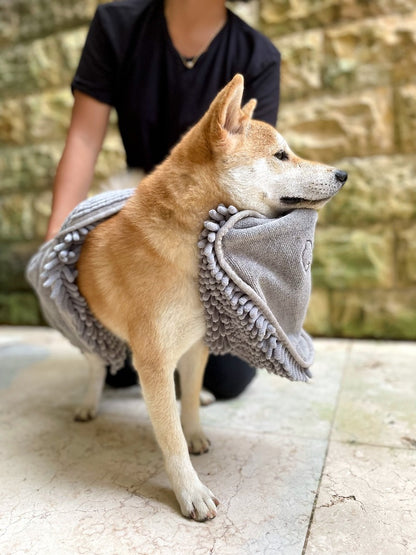 Tuff Pupper - Quick-Dry - Shammy Towel - Cool Grey