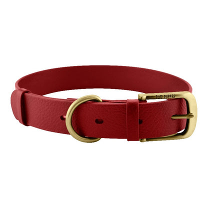 Tuff Pupper - Classic - Waterproof Collar - Crimson Red