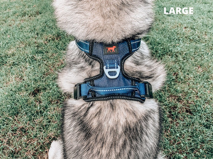 Tuff Pupper - Metro - Everyday Harness - Midnight Blue