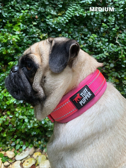 Tuff Pupper - Ultra Comfort - Padded Collar - Hot Pink