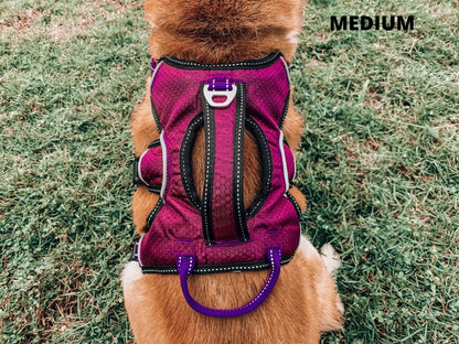 Tuff Pupper - Tracker - Rugged Harness - Purple