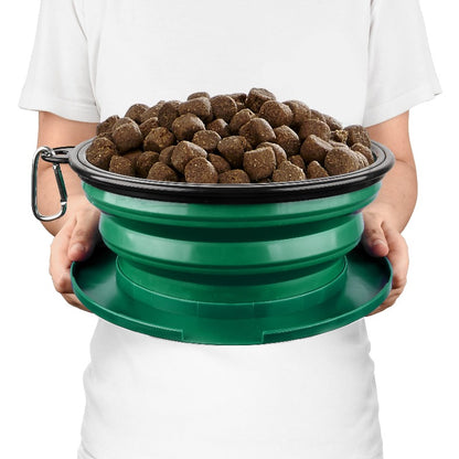 Tuff Pupper - 100oz XXL Slurp - Collapsible Bowl - Quetzal Green