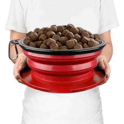 Tuff Pupper - 100oz XXL Slurp - Collapsible Bowl - Crimson Red
