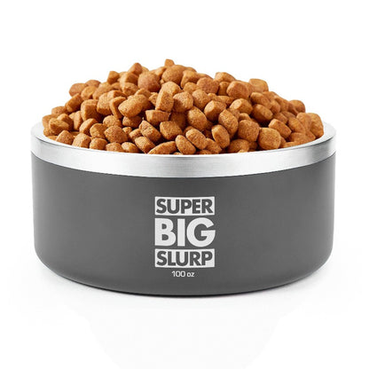 Tuff Pupper - Super Big Slurp - 100oz Bowl - Cool Grey