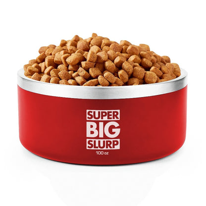 Tuff Pupper - Super Big Slurp - 100oz Bowl - Crimson Red