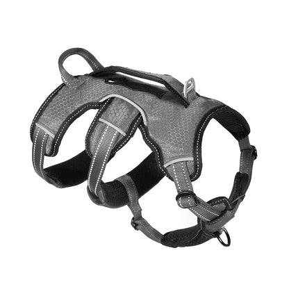 Tuff Pupper - Tracker - Rugged Harness - Steel Grey